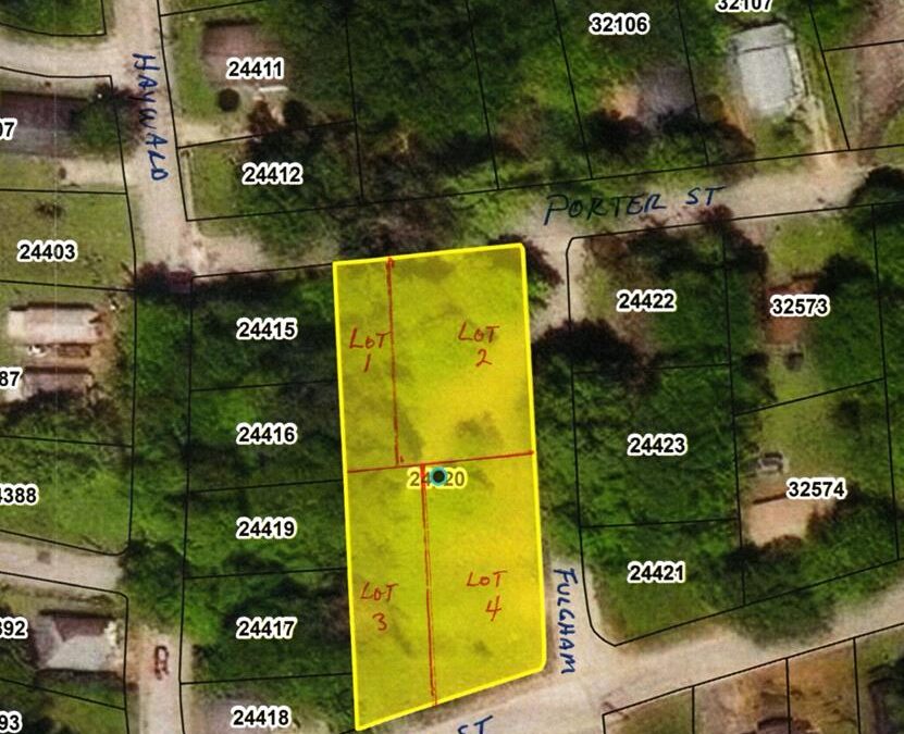 TBD Porter Street – $22,000 – MLS# 22501101